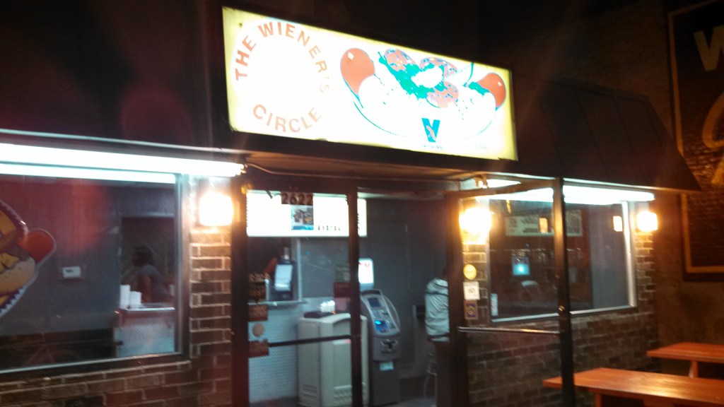 hot dog stand we went to right before we got smooshed 